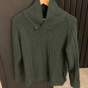 68. Green British Khaki Sweater 100% Cotton